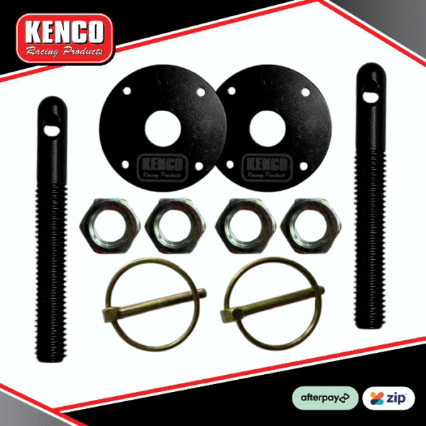 Kenco Bonnet Pins and Washers Kit - Black