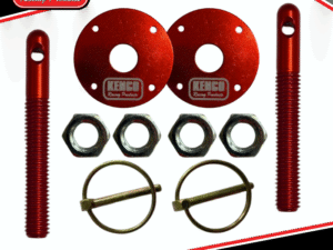 Kenco Bonnet Pins and Washers Kit - Red