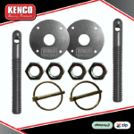 Kenco Bonnet Pins and Washers Kit - Silver