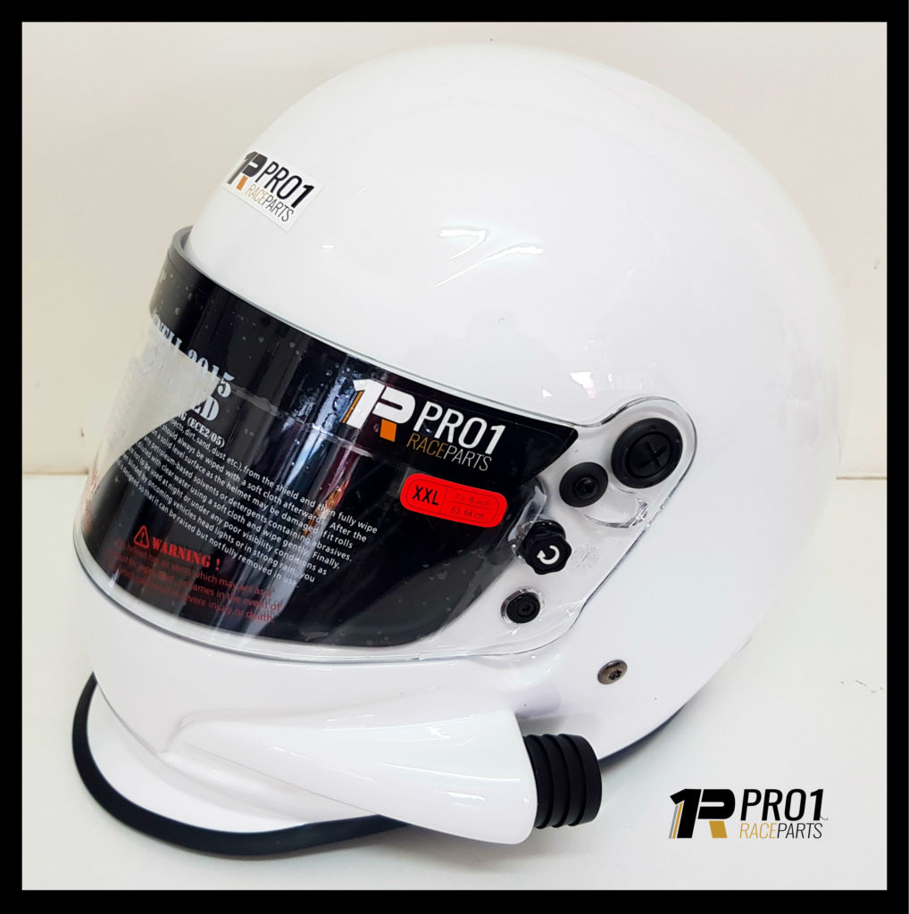 Pro 1 Snell 2015 Side Air Helmet White - Pro1 Race Parts ...