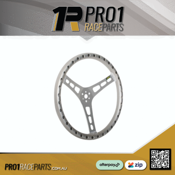 Joes Racing 15in Lightweight Steering Wheel - Silver