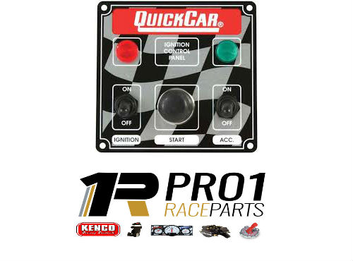 Quickcar Panel 2 Switch with Push Button Starter