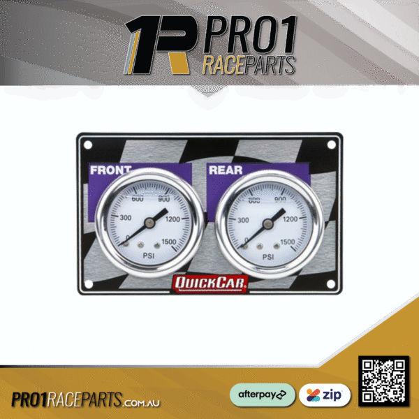 Quickcar Brake Bias Dual Gauge | 0-1000 PSI