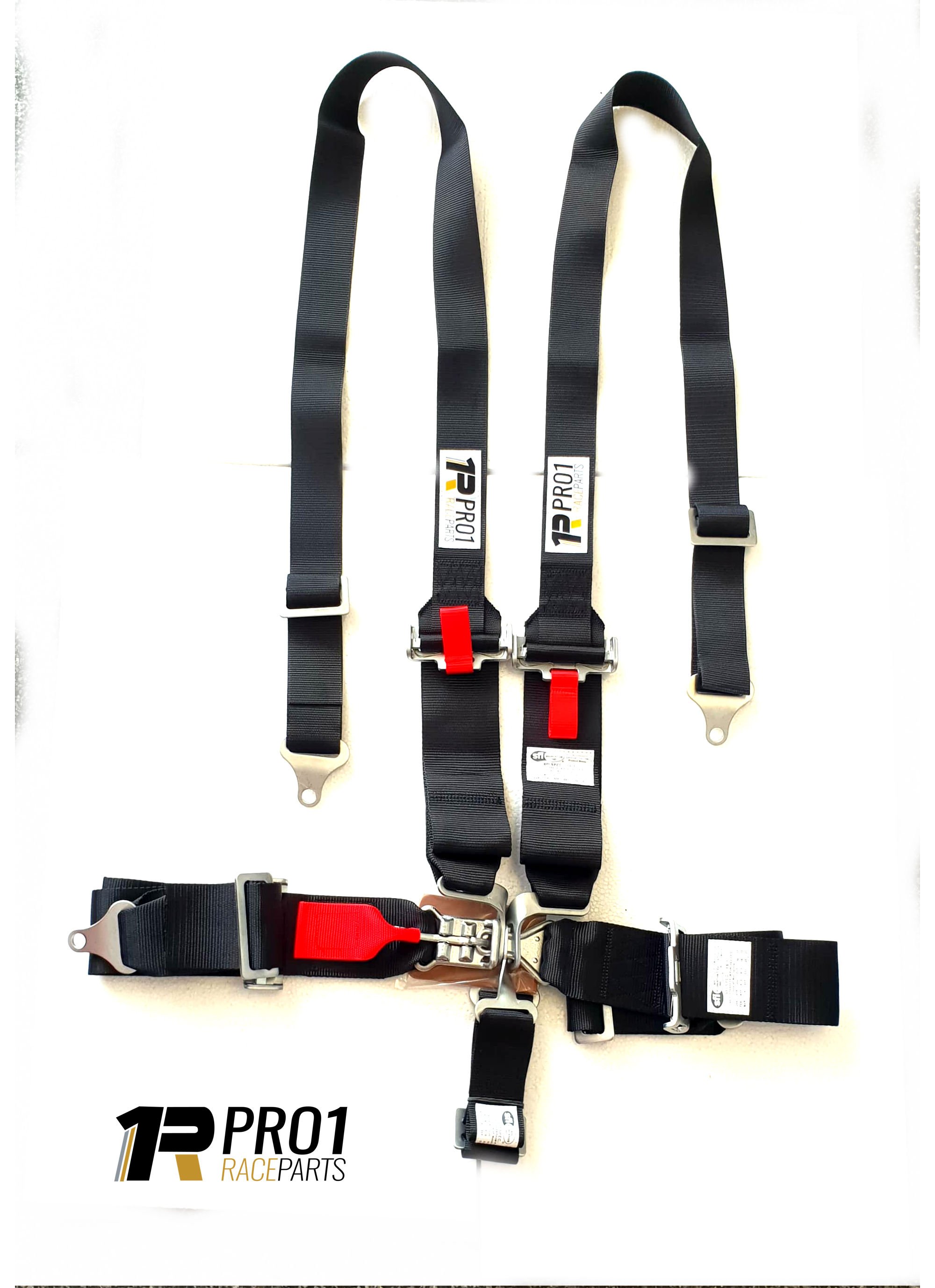 x2 P151100 5 Point 3 Harness w Override Clip Black 2 PACK Pro Armor A115230 