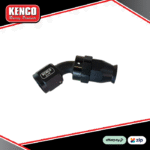 AN 10 45 Degree PTFE Nylon Hose Type Fitting End