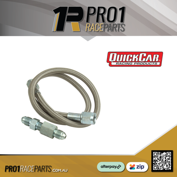 Quickcar Gauge LineFitting kit 60" 48" 36" AN 4 S/S