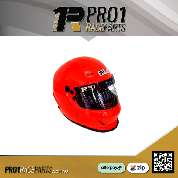 Pro1 Helmet Orange No Air Snell 2020