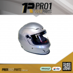 Pro1 No Air Helmet Silver Snell 2020