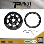 Aero Steel Modlite Beadlock Race Wheels | 2" Backspace | 13" x 7" | 4 x 4.50" | Black