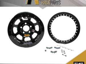 Aero Steel Modlite Beadlock Race Wheels | 2" Backspace | 13" x 7" | 4 x 4.50" | Black