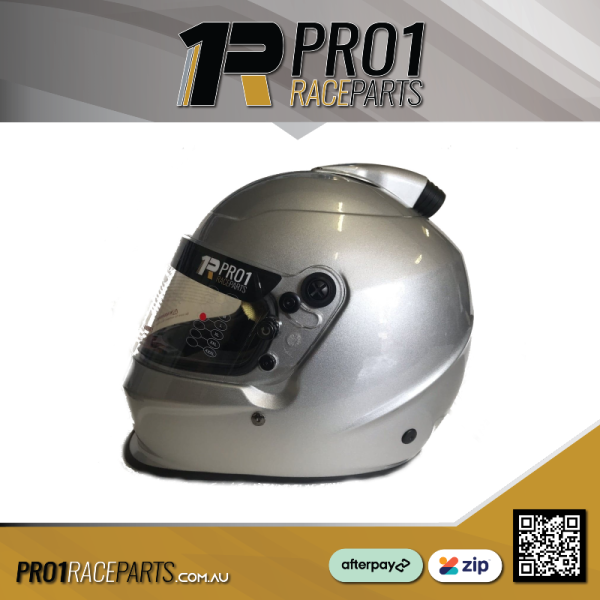 Pro1 Helmet Silver Top Air Snell
