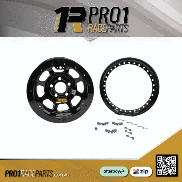 Aero 53-Series Steel Beadlock Race Wheels - 15in x 8in - 3in Backspace