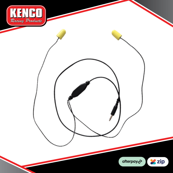 Kenco Ear Bud Plugs Speakers Race Quality