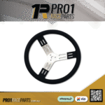 Longacre 17" Soft Grip Aluminium Steering Wheel