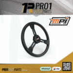MPI 15in Soft Grip Aluminium Steering Wheel - Open Wheel