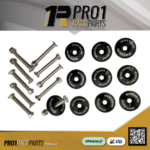 Pro1 Seat Bolts Oversize Head Bolt Speedway Black