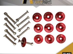 Pro1 Seat Bolts Oversize Head Bolt Speedway Red