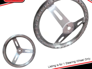 Kenco pro grip steering wheel aluminium dished Silver