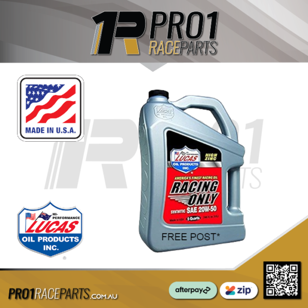 Pro1 Lucas Oils 20w50 Racing Only Engine USA