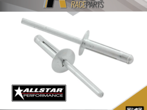 Pro1 Allstar Exploding Rivets Tri Fold Style Silver Natural Aluminium