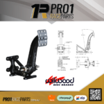 Pro1 Wilwood Floor Mount Single Brake Pedal