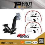 Wilwood Floor Mount Single Brake Pedal Including Dual Master Cylinders x 2 and Balance Bar Kit | FREE POST