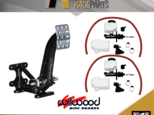 Wilwood Floor Mount Single Brake Pedal Including Dual Master Cylinders x 2 and Balance Bar Kit | FREE POST