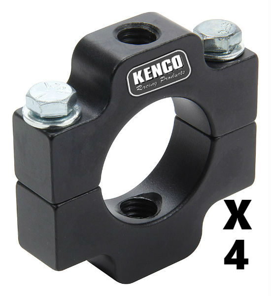 Kenco Aluminium Ballast Roll Bar Weight Accessory Clamp 4 x 1" / 25mm | Free Post *