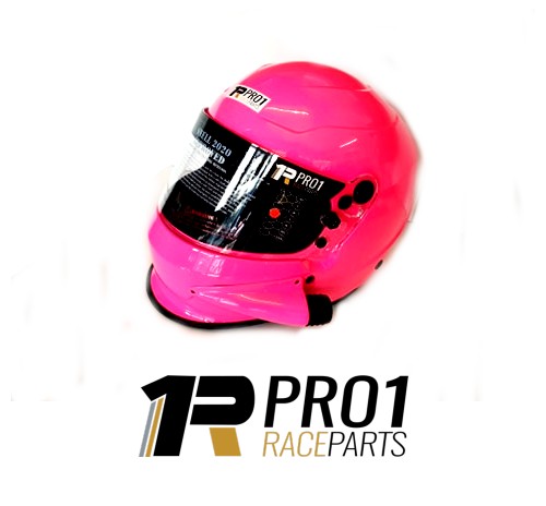 Pro 1 Snell 2020 Side Air Helmet Hot Pink | Speedway Off Road Racing Drag Car Go Karts