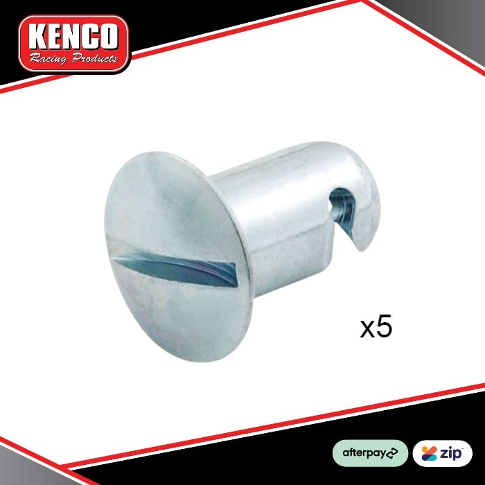 5 x Kenco DZUS Quarter Turn 7/16" x .550" Long Dome Head | Free Post*