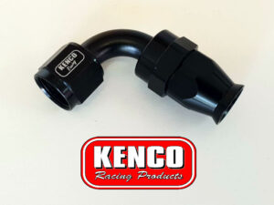 Black | Kenco Dash AN 6 90 Degree PTFE Nylon Hose Type Fitting End | FREE Post*