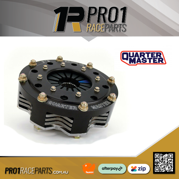 Quarter Master 5.5" Lightweight Clutch Kit | V Drive | Triple Plate | 23 Spline Free Post*