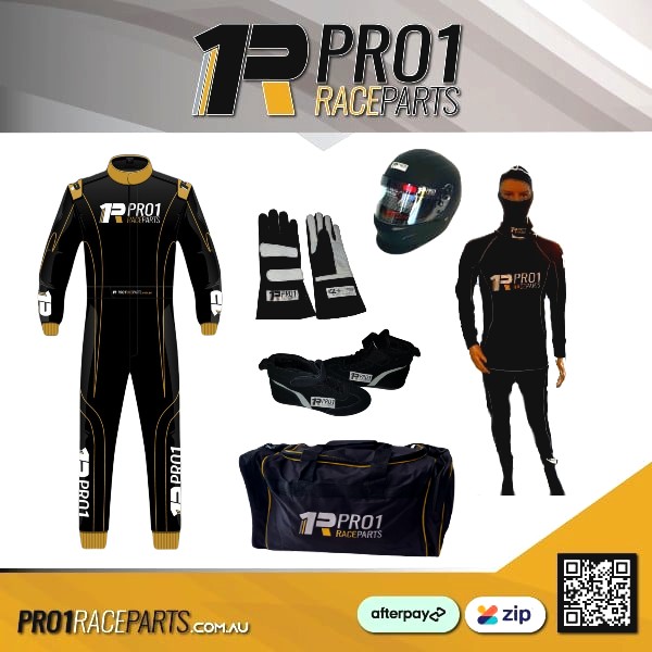 Sfi Race Suit Gear Packages with Single Layer Suit with Snell Helmet | FREE POST*