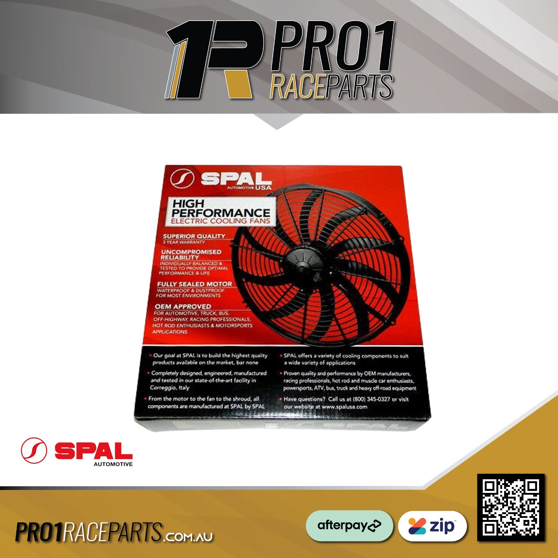 14" SPAL Thermo Fans | 1864cfm 30102042 | Best in the Business !!