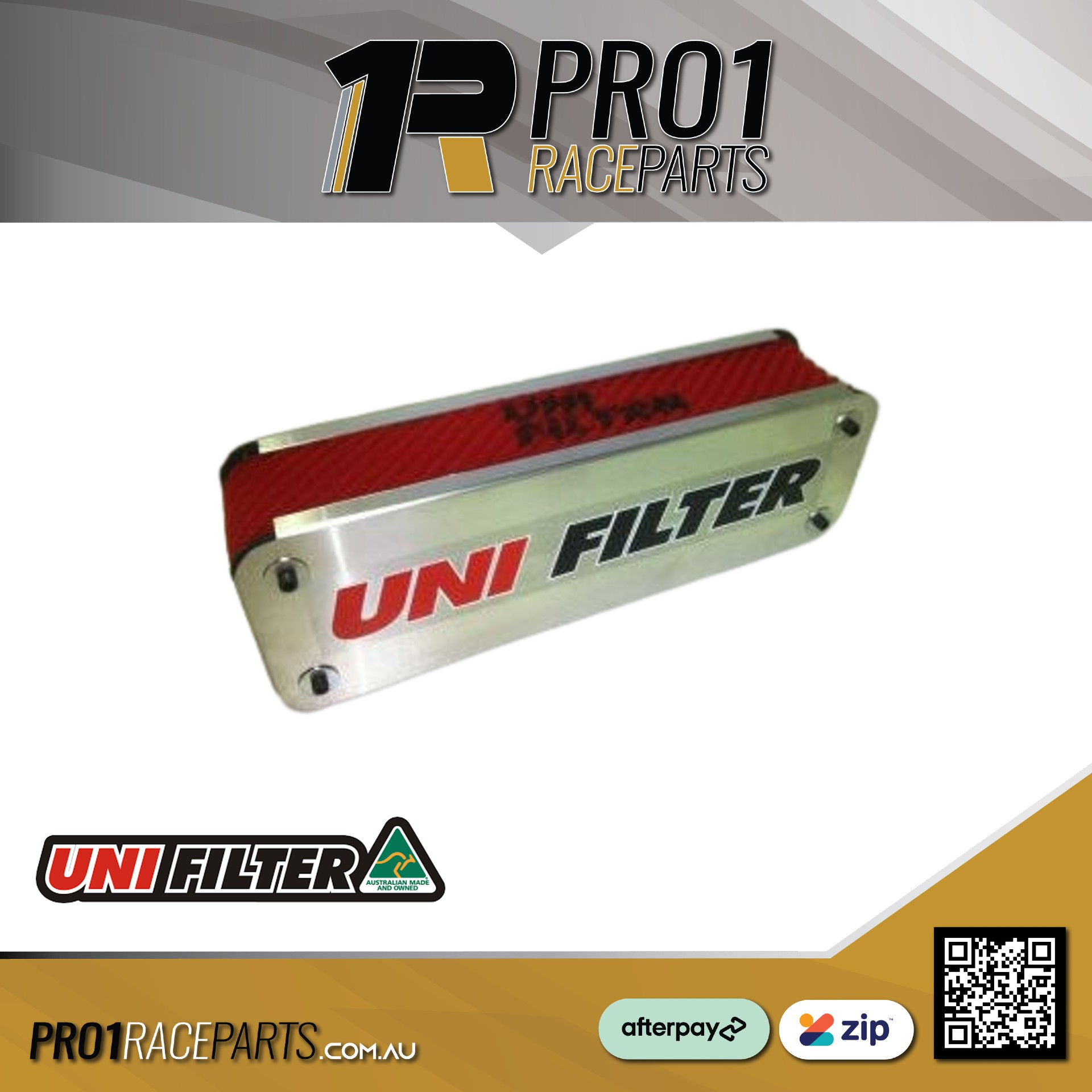 Uni Filter Midget Speedcar | Compact | F500 Airbox and Filter Kit 125mm High