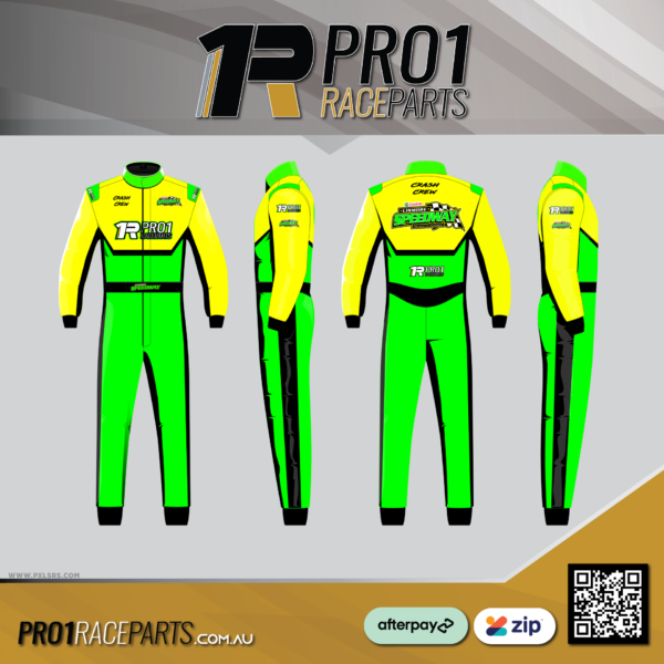 Pro1 Sfi Fire Race Suit | Custom Crash Crew 1, 2 or 3 Layer / 1 or 2 pce | FREE POST* - Image 2