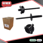 Kenco large panel head Tri Fold Exploding rivet black 250pk