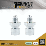 Allstar Brake Line Adapters AN 3 - 3-16in Inverted Flare - 2 Pack