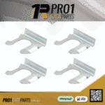 Allstar Steel Brake Line Clips - 4 Pack