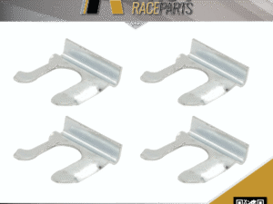 Allstar Steel Brake Line Clips - 4 Pack