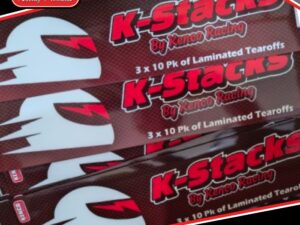 X Stacks style K-Stacks Laminated Tearoffs By Kenco Racing | KKS-205c