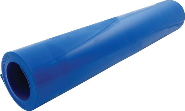 Chevron Blue Plastic 50ft x 24in