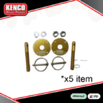 Kenco Bonnet Pins Gold x5