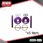 Kenco Bonnet Pins Purple x5