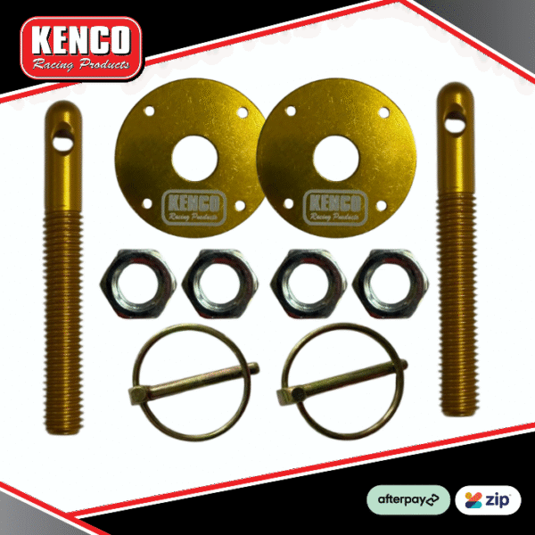 Kenco Bonnet Pins and Washers Kit - Gold