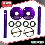 Kenco Bonnet Pins and Washers Kit - Purple