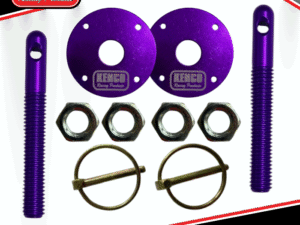 Kenco Bonnet Pins and Washers Kit - Purple