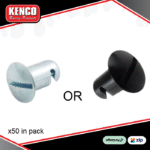 DZUS Quarter Turn - 50 Pack - Both