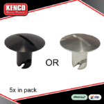 DZUS Quarter Turn - Oversized Head - 5 Pack - Both