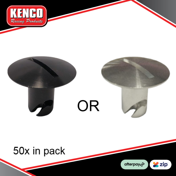 DZUS Quarter Turn - Oversized Head - 50 Pack - Both